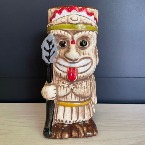 ハワイアンティキ像(陶器)杖デザイン - ナショナルマート通販
